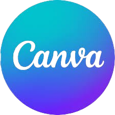 Canva design tool for website graphics and marketing creatives.