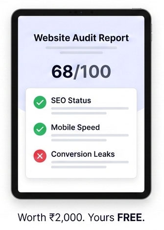 Get a free professional website audit worth ₹2,000 from Rahat Web Design to check SEO and mobile speed.